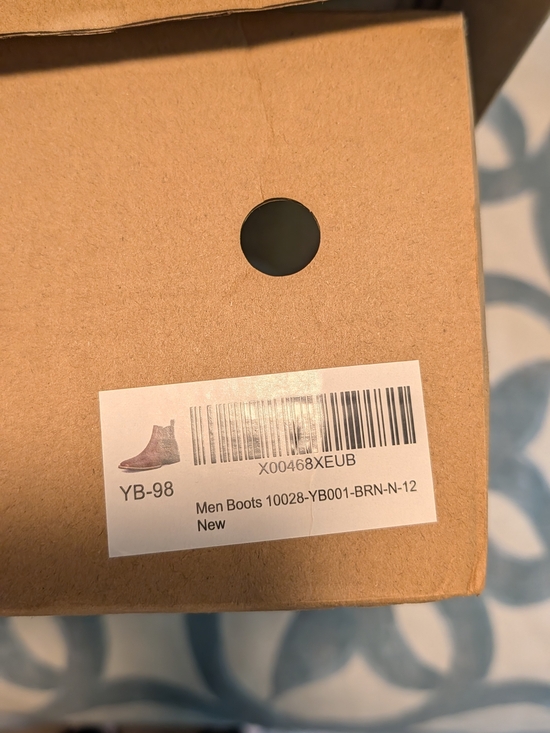 Brown Western Ankle Boots for Men main image 7